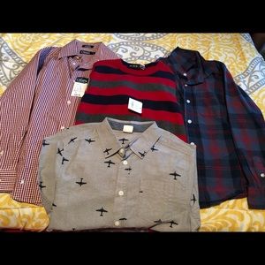 SOLD!!! 3 pack long sleeves boys shirts *free item